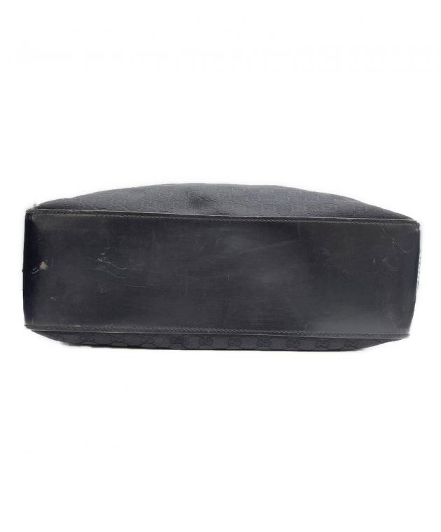 中古・古着通販】GUCCI (グッチ) トートバッグ GGキャンバス ブラック