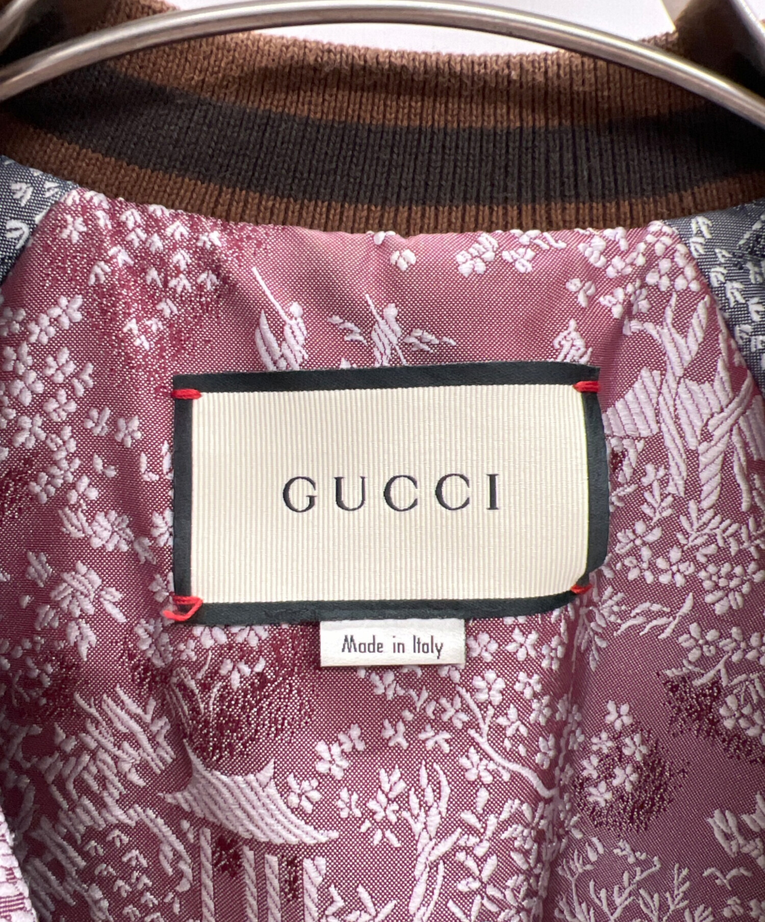 中古・古着通販】GUCCI (グッチ) スカジャン ピンク サイズ:38