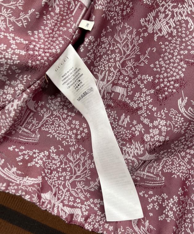 中古・古着通販】GUCCI (グッチ) スカジャン ピンク サイズ:38