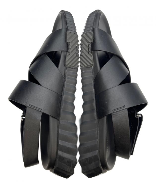 エルメス エレクトリック レザー ストラップ サンダル size 42.5 中古・古着通販】HERMES (エルメス) バックストラップサンダル