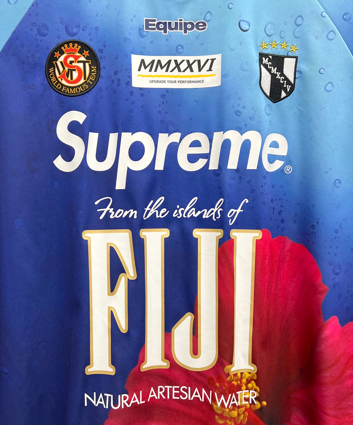 中古・古着通販】SUPREME (シュプリーム) ゲームシャツ ブルー サイズ