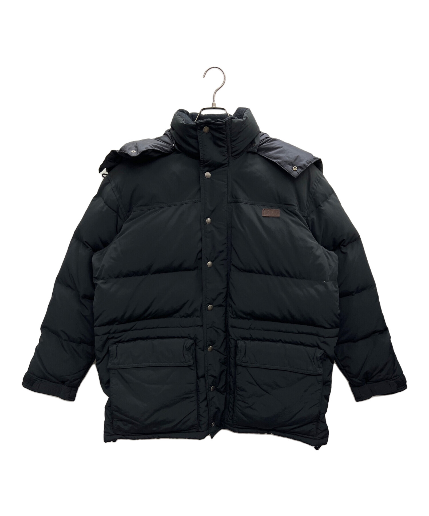【希少Lサイズ】Polo by Ralph Lauren　ダウンジャケット　黒色 中古・古着通販】POLO RALPH LAUREN (ポロ・ラルフローレン) ダウン
