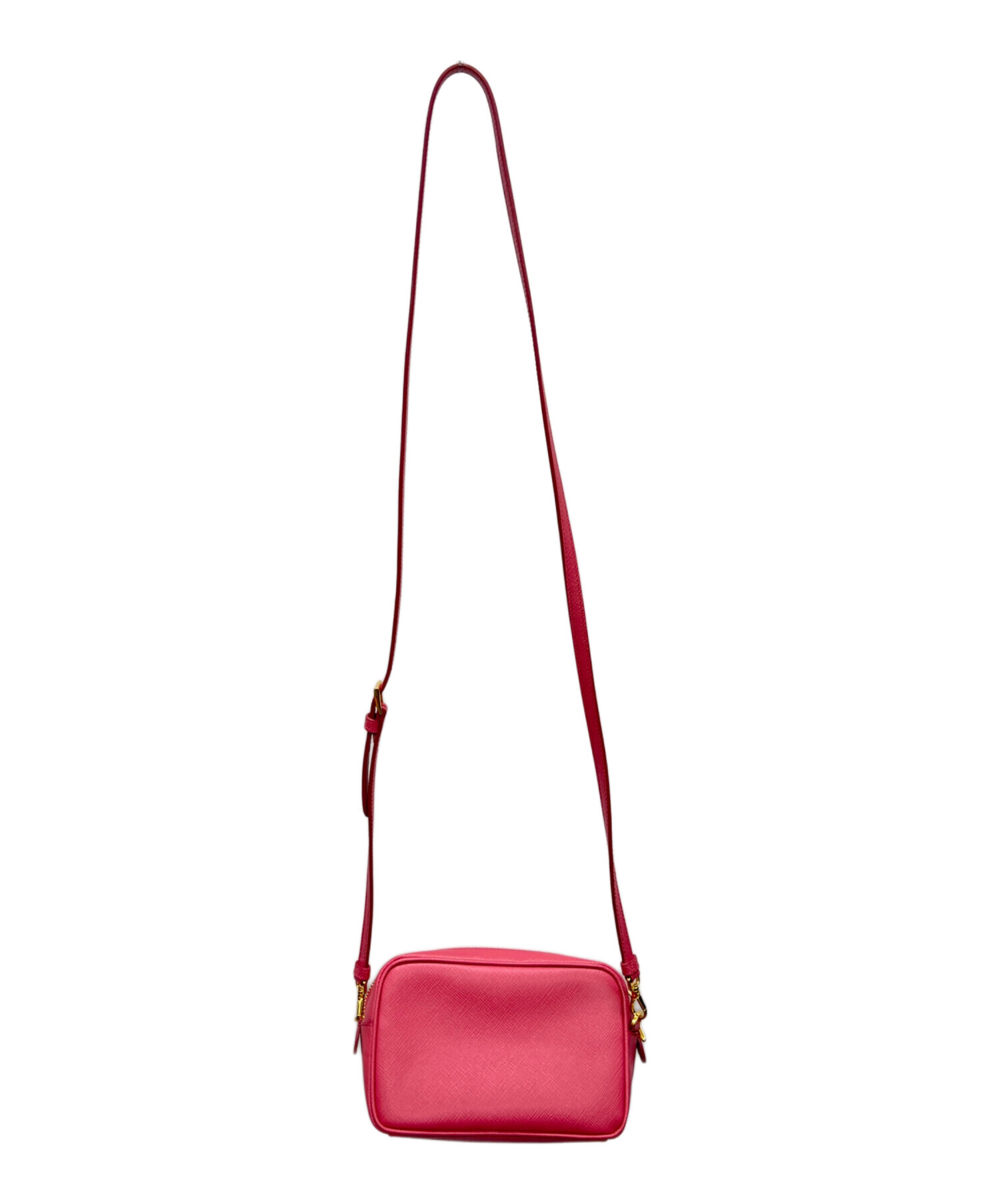 正規品　PRADA プラダ　ショルダーバッグ　スエードピンク 中古・古着通販】PRADA (プラダ) ショルダーバッグ サフィアーノレザー