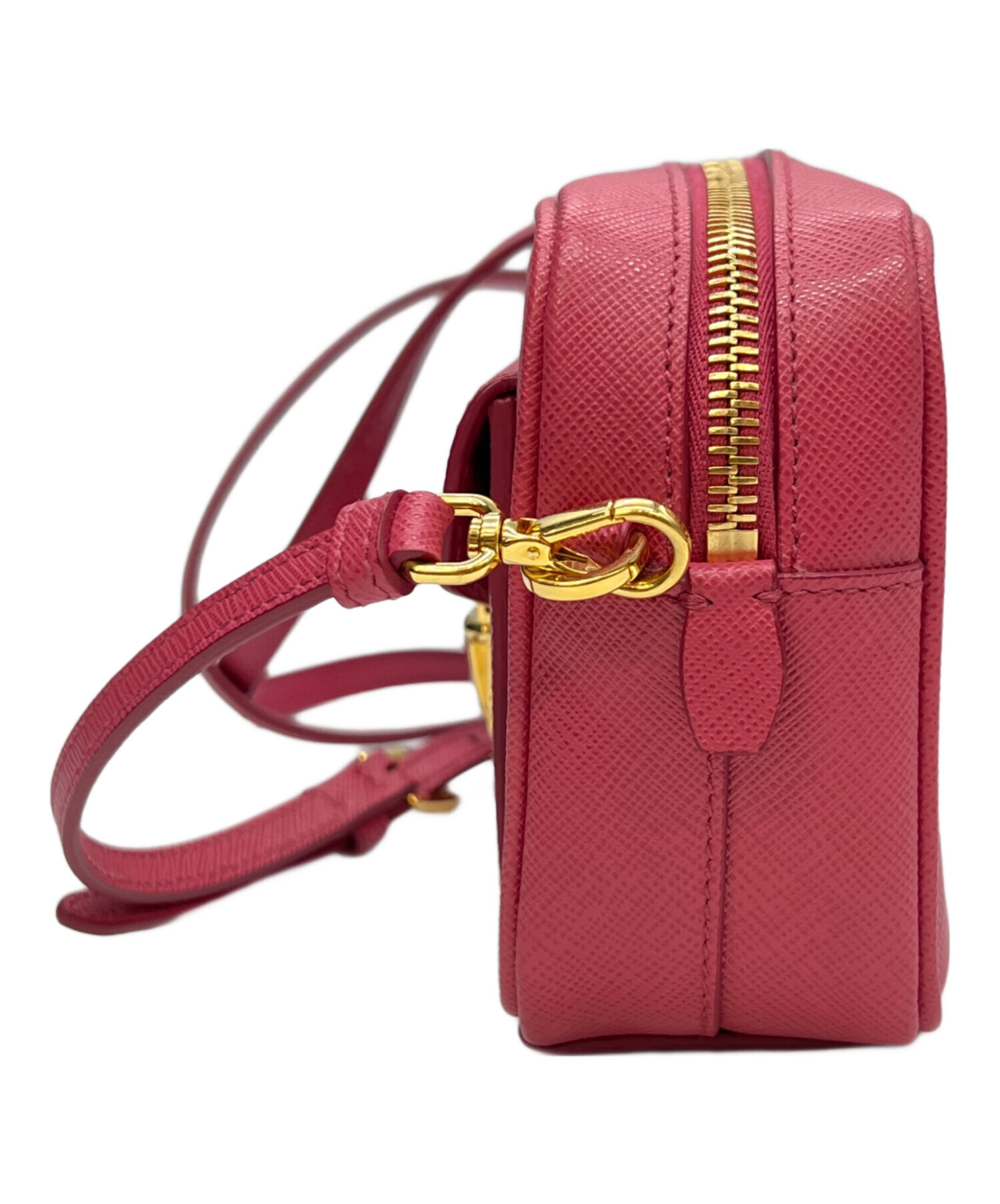 中古・古着通販】PRADA (プラダ) ショルダーバッグ サフィアーノレザー