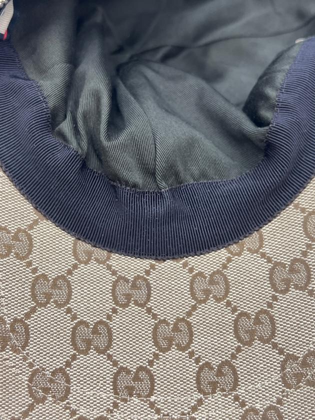 中古・古着通販】GUCCI (グッチ) キャップ GGキャンバス ベージュ