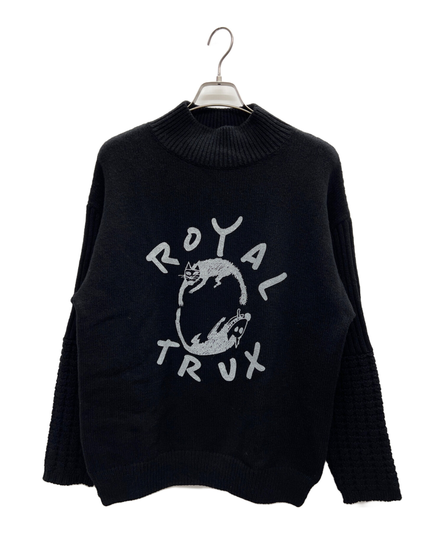 y2k vintage【HYSTERIC GLAMOUR】ロゴ/肉厚 カウチン ヒステリック