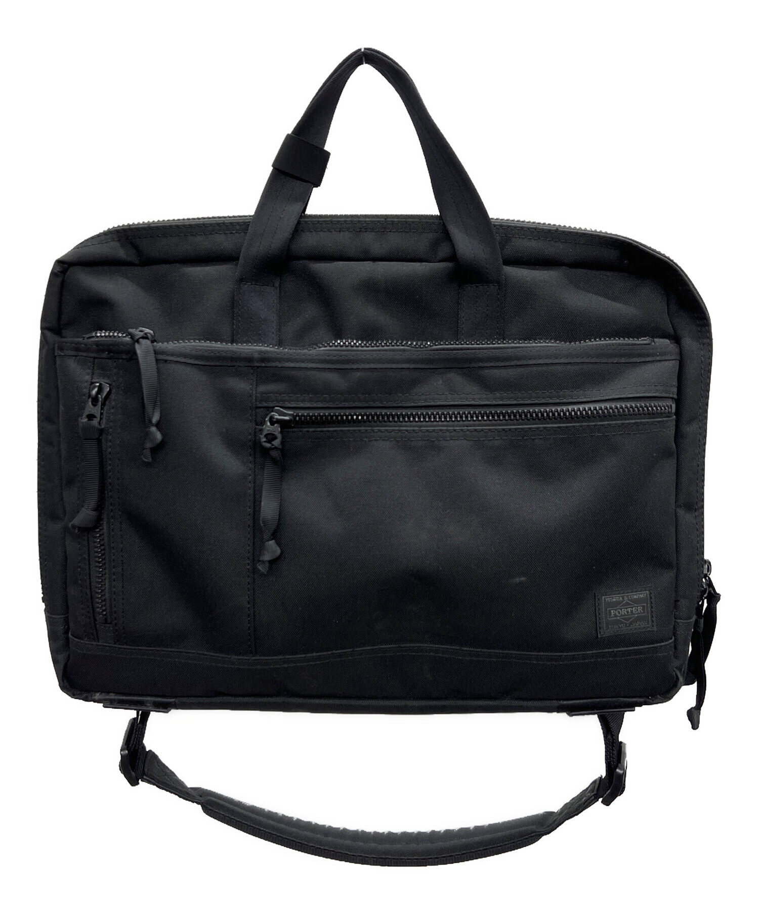 未使用品 ポーター2WAY ブリーフケース 中古・古着通販】PORTER (ポーター) 2WAYブリーフケース ブラック