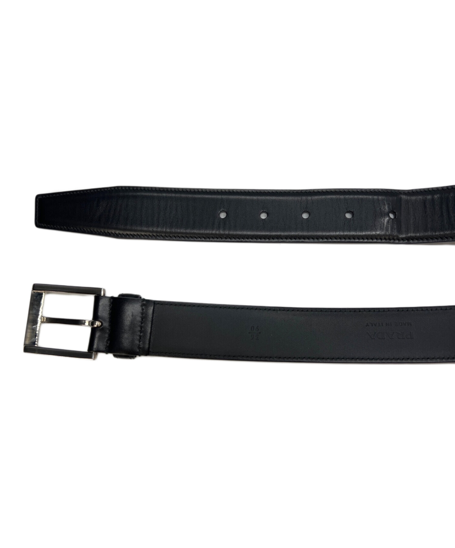 中古・古着通販】PRADA (プラダ) レザーベルト サイズ:90｜ブランド