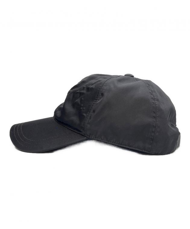 中古・古着通販】PRADA (プラダ) ナイロンキャップ ブラック サイズ:L