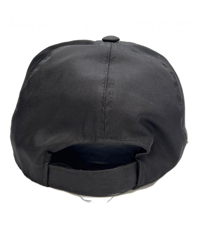 中古・古着通販】PRADA (プラダ) ナイロンキャップ ブラック サイズ:L