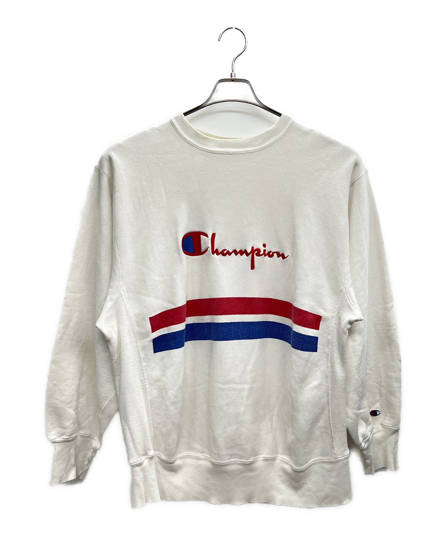 80s Champion reverse weave スウェット 白 ホワイト 中古・古着通販】Champion (チャンピオン) リバースウィーブスウェット