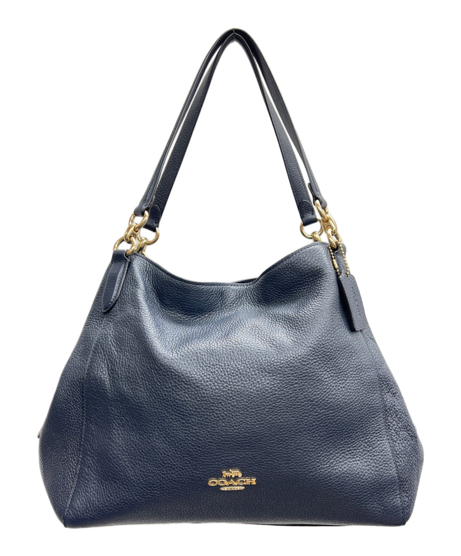 中古・古着通販】COACH (コーチ) トートバッグ ペブルレザー ハリー