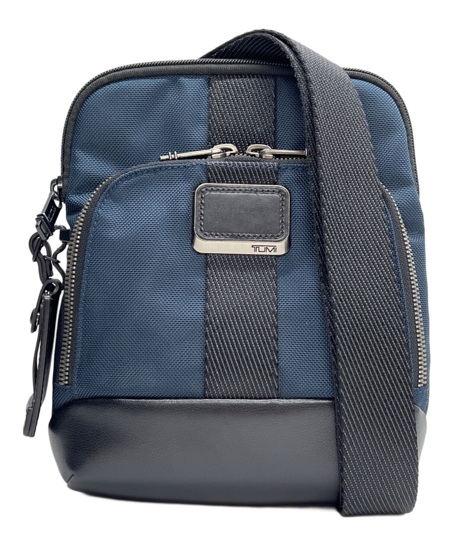 TUMI ショルダーバッグ ブラック ブルー 中古・古着通販】TUMI (トゥミ) ショルダーバッグ ALPHA BRAVO