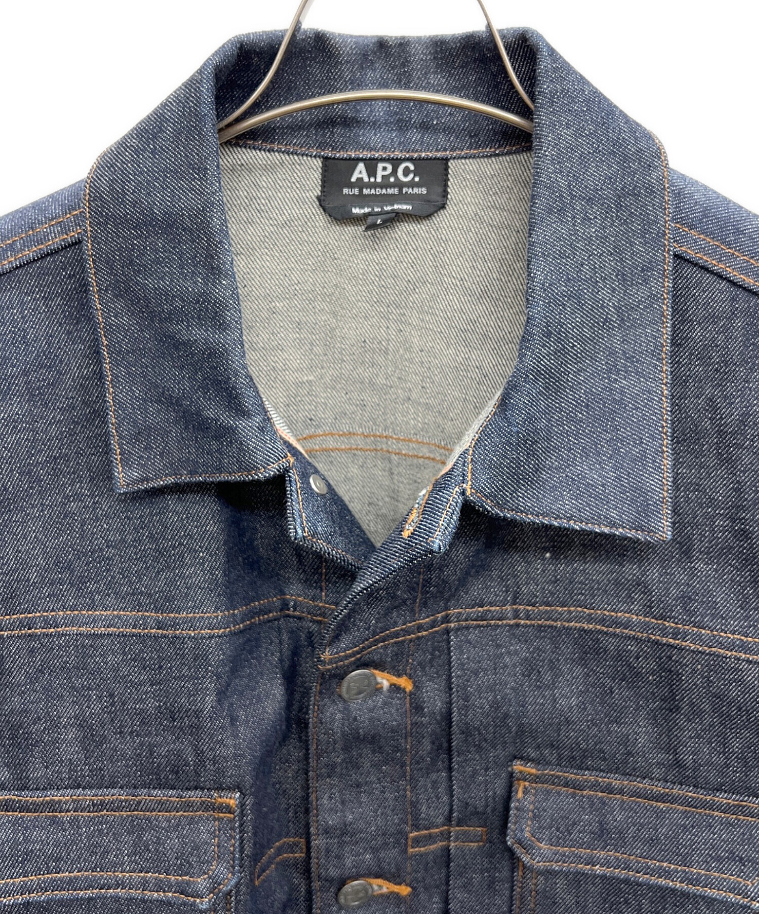 中古・古着通販】A.P.C. (アーペーセー) デニムジャケット インディゴ