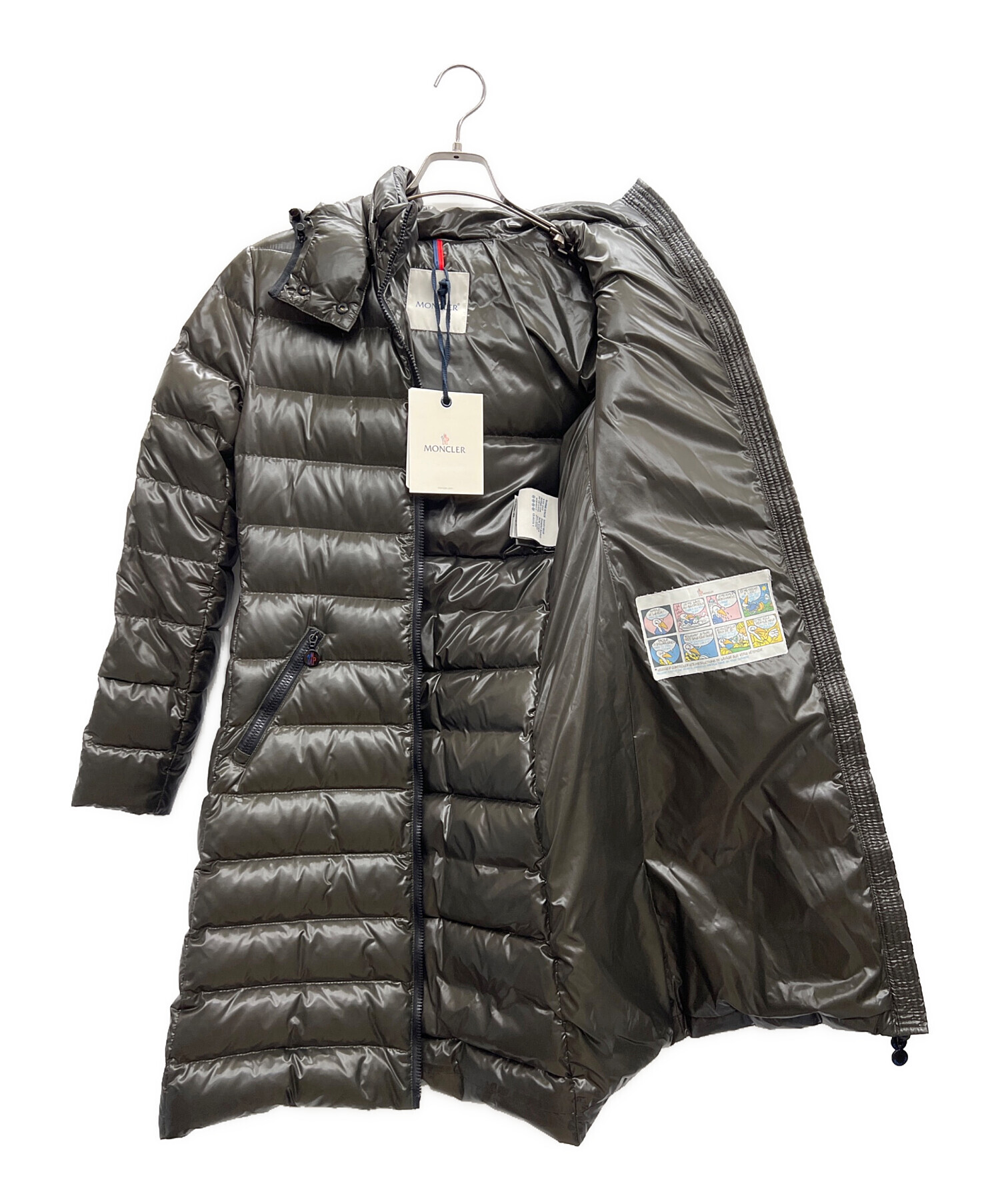 中古・古着通販】MONCLER (モンクレール) ダウンコート カーキ サイズ
