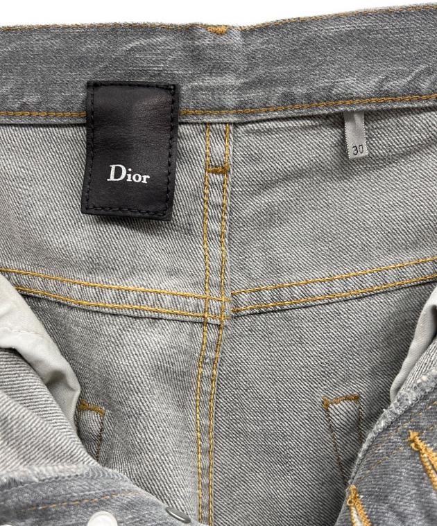 中古・古着通販】DIOR HOMME (ディオール オム) グレイデニムパンツ