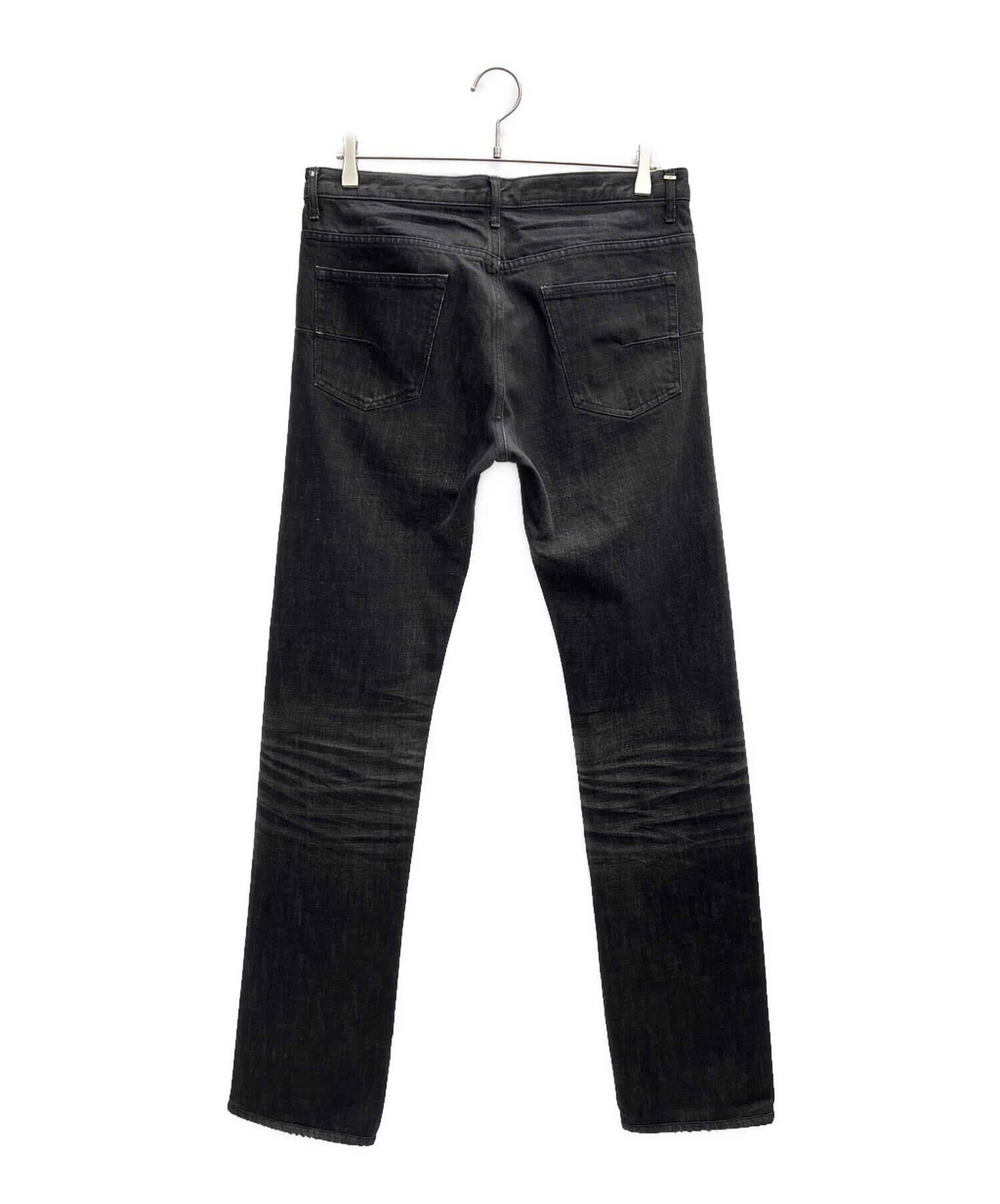 中古・古着通販】DIOR HOMME (ディオール オム) 爪痕ブラックデニム
