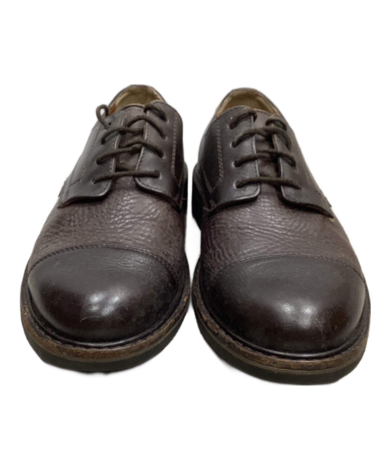 e0037 1,2回着用程度 メフィスト mephisto プレーントゥ EU7 中古・古着通販】MEPHISTO (メフィスト) レザーシューズ ブラウン