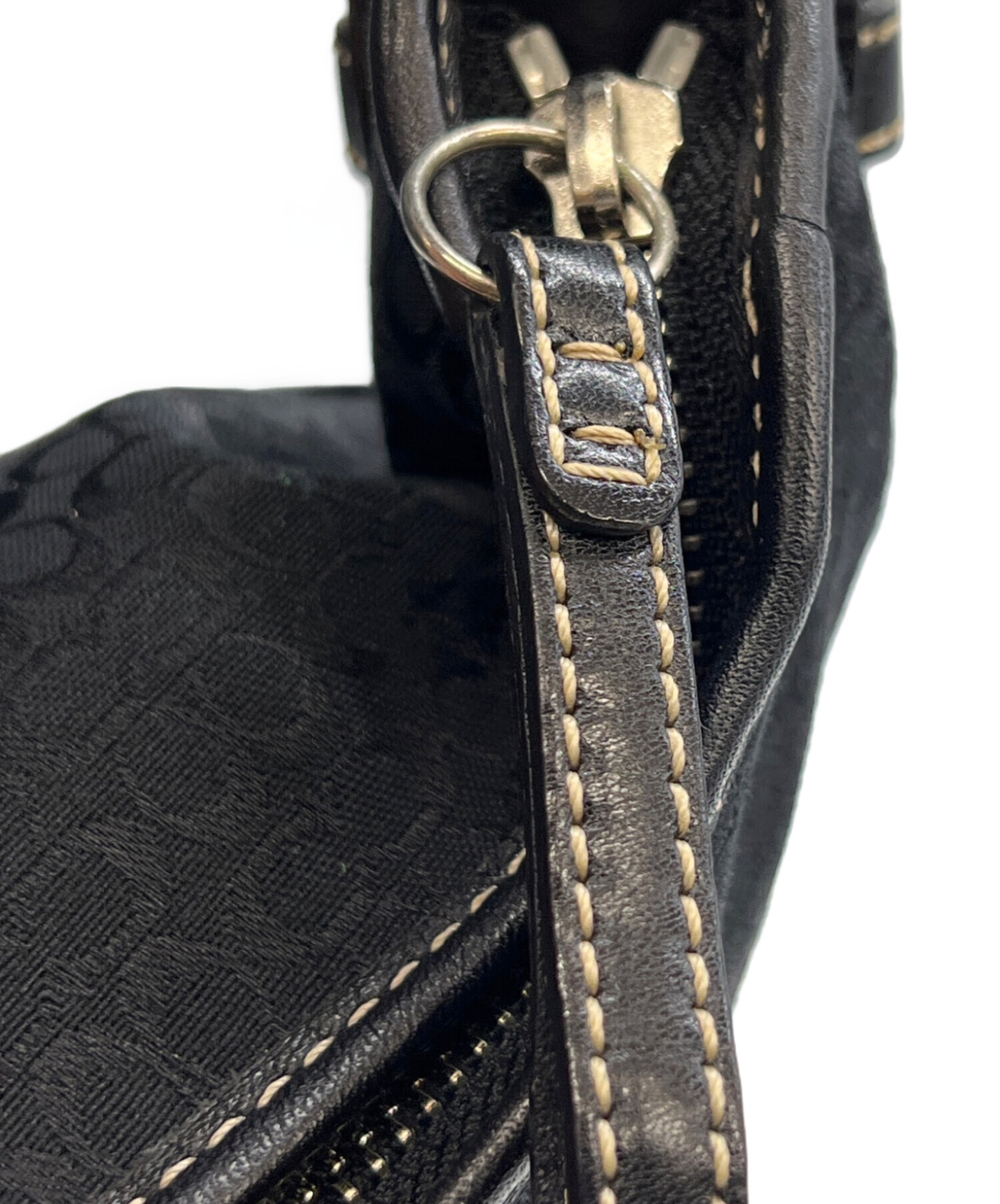 中古・古着通販】COACH (コーチ) ワンショルダーバッグ シグネチャー