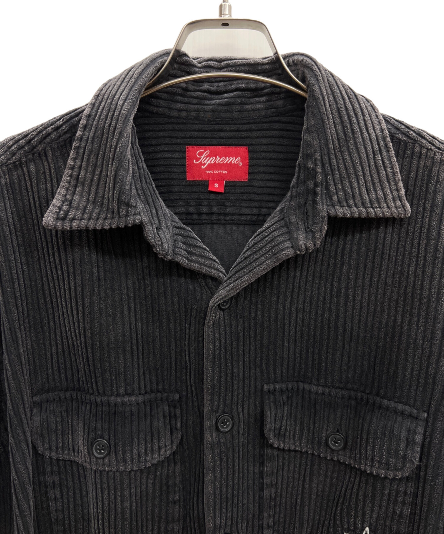 supreme 長袖 トップス 中古・古着通販】Supreme (シュプリーム) 長袖シャツ グレー サイズ:S