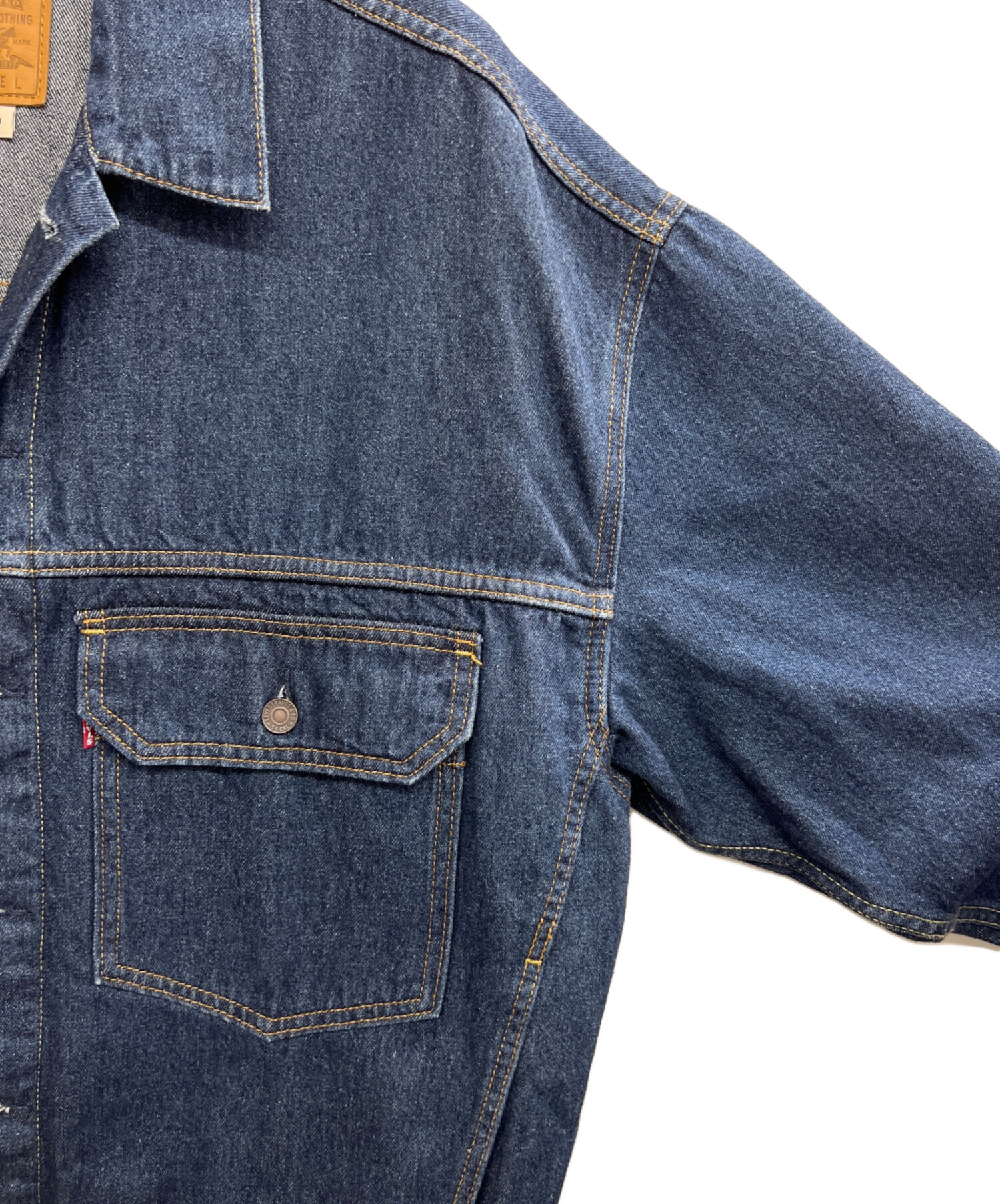 Levi's デニムジャケット（ネイビー） 中古・古着通販】LEVI'S (リーバイス) デニムジャケット ネイビー