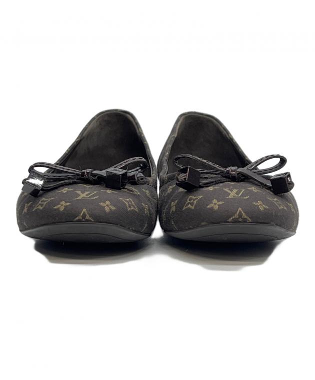 【極美品】ルイヴィトン モノグラムミニラン バレエシューズ フラットパンプス35 中古・古着通販】LOUIS VUITTON (ルイ ヴィトン) モノグラムミニラン