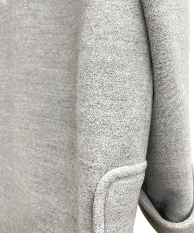 希少！　HERMES グレー ベルトダッフル　コート　42 中古・古着通販】HERMES (エルメス) ダッフルコート グレナン金具