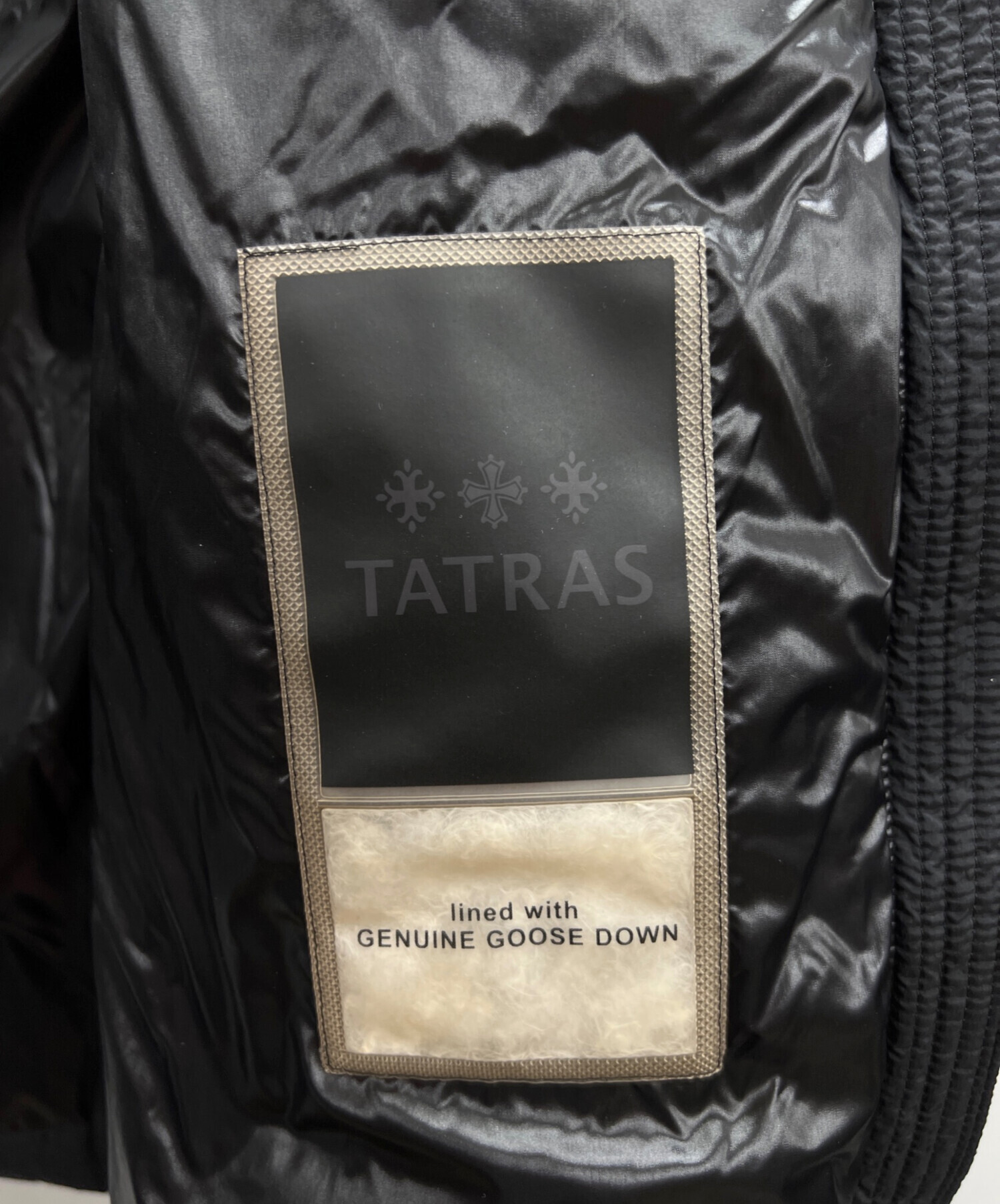 中古・古着通販】TATRAS (タトラス) ダウンジャケット ブラック サイズ 