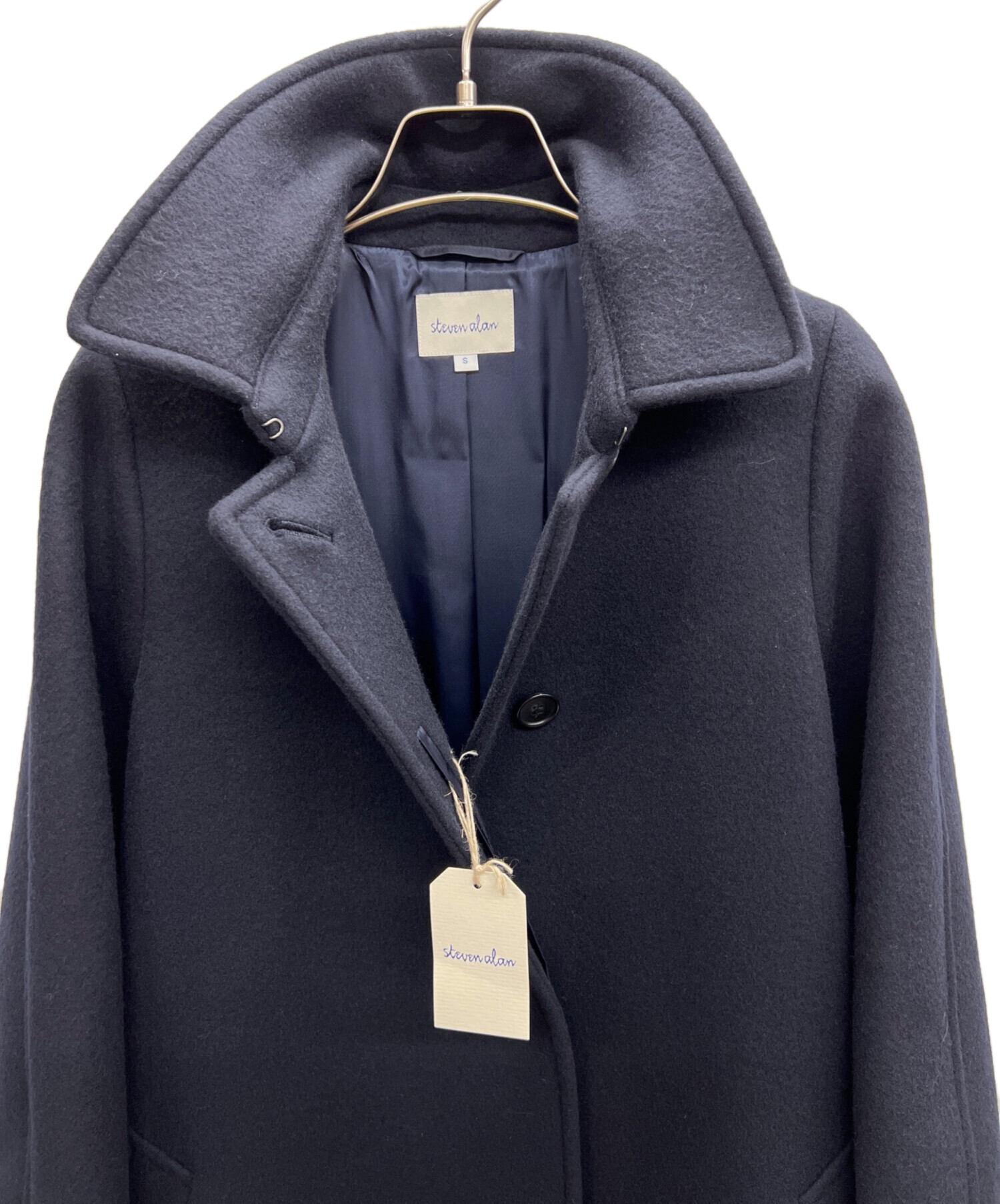 Steven Alan スティーブンアラン　コート　ダークグレー　ハイネック比翼 中古・古着通販】STEVEN ALAN (スティーブンアラン) BEAVER TENT COAT