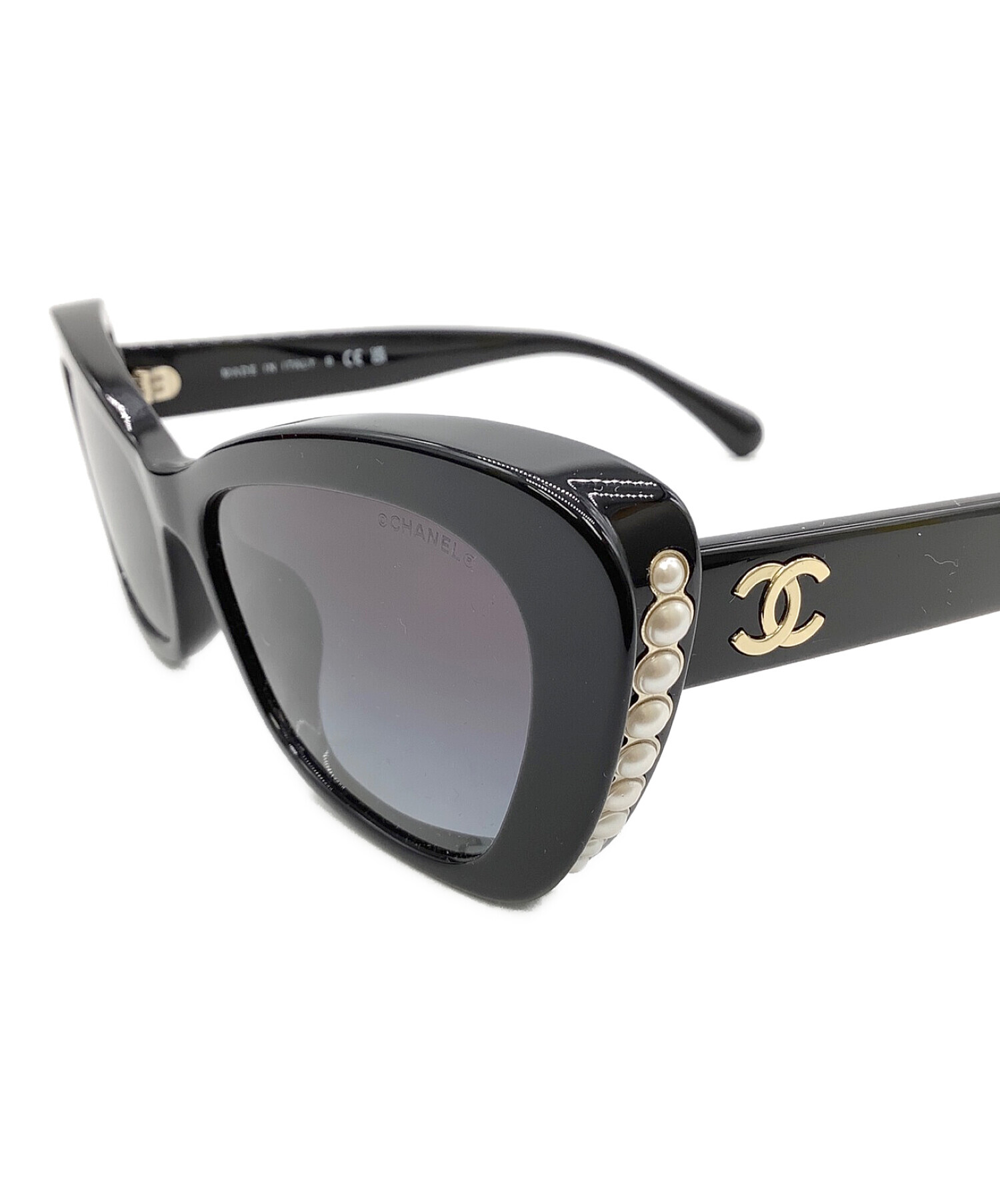 CHANEL ブラックサングラス 5336 未使用 中古・古着通販】CHANEL (シャネル) サングラス ブラック サイズ:56