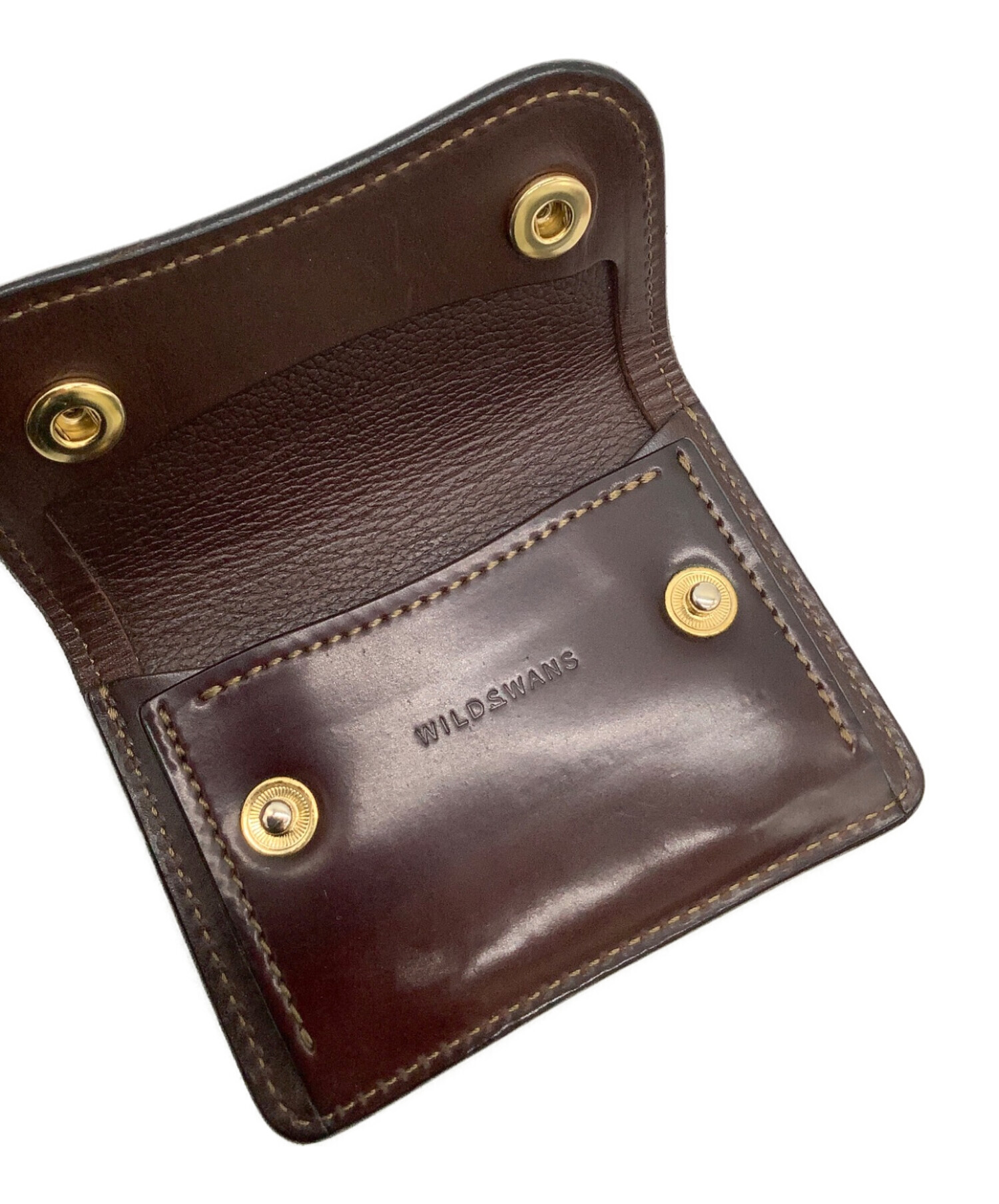 中古・古着通販】WILDSWANS (ワイルドスワンズ) 小銭入れ ブラウン