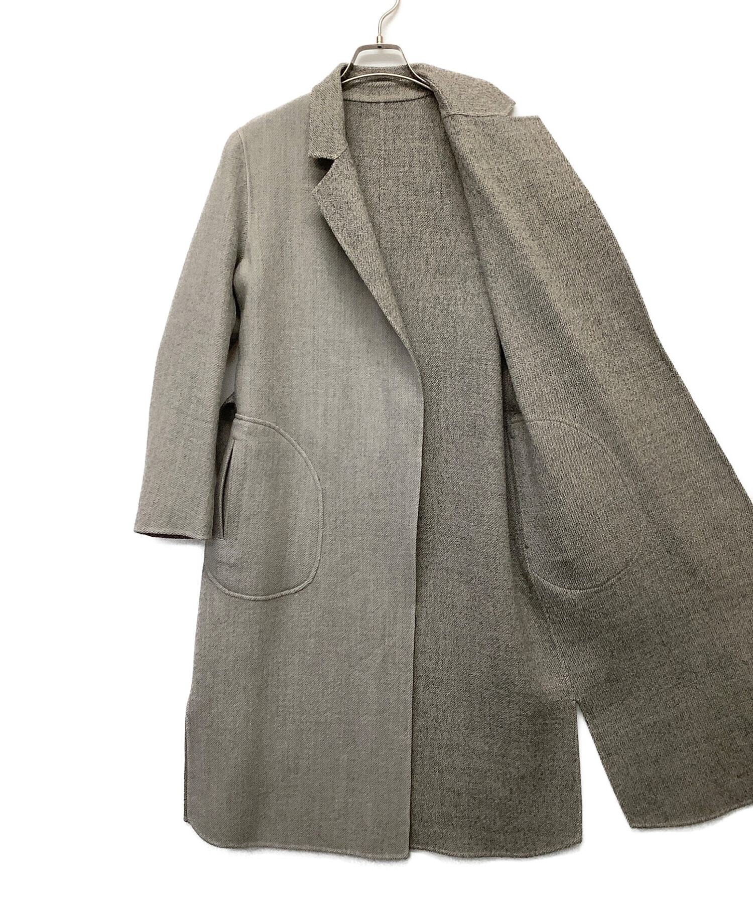 中古・古着通販】PAUL SMITH (ポールスミス) ロングコート グレー