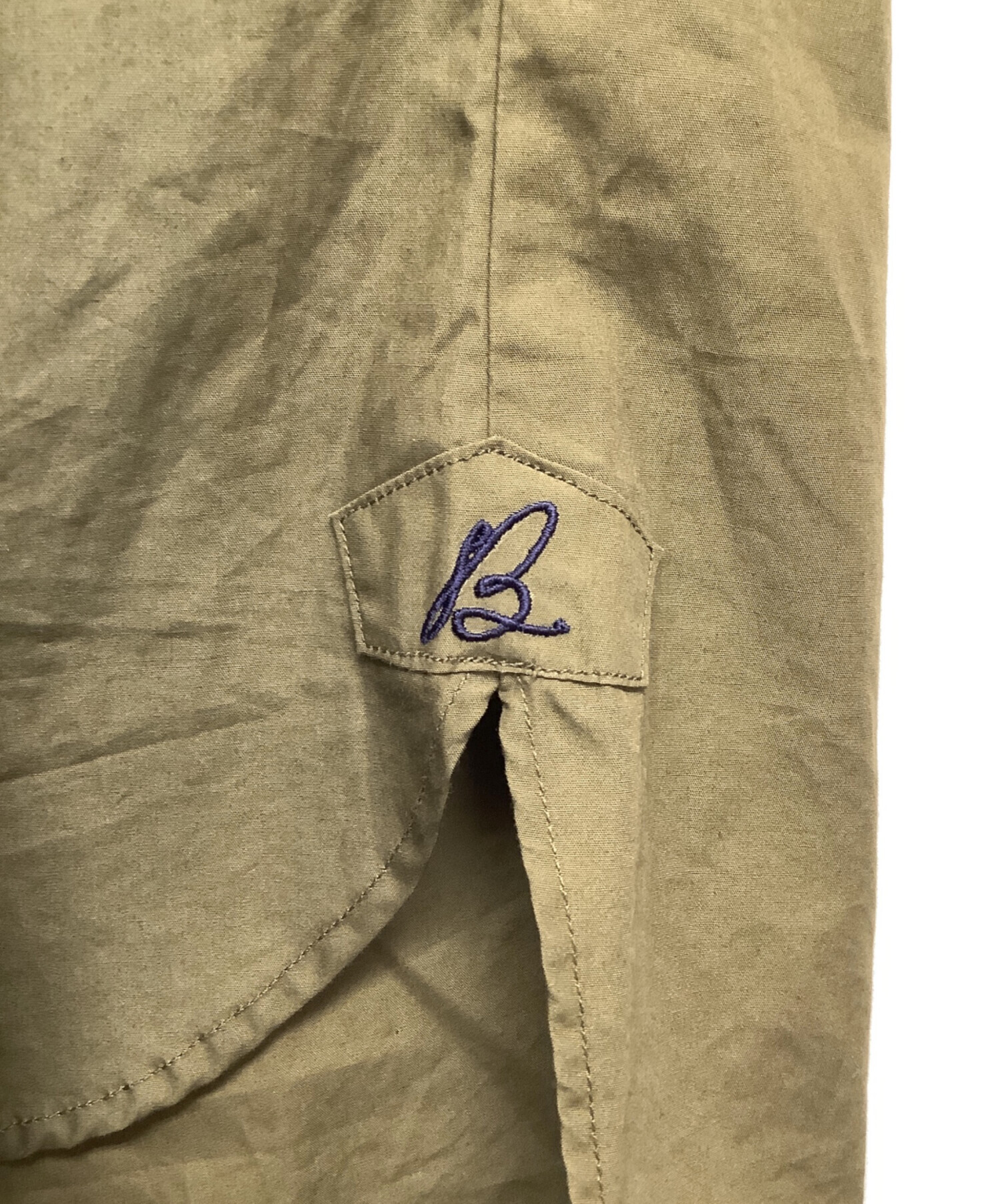 中古・古着通販】MADISON BLUE (マディソンブルー) 半袖シャツ カーキ 