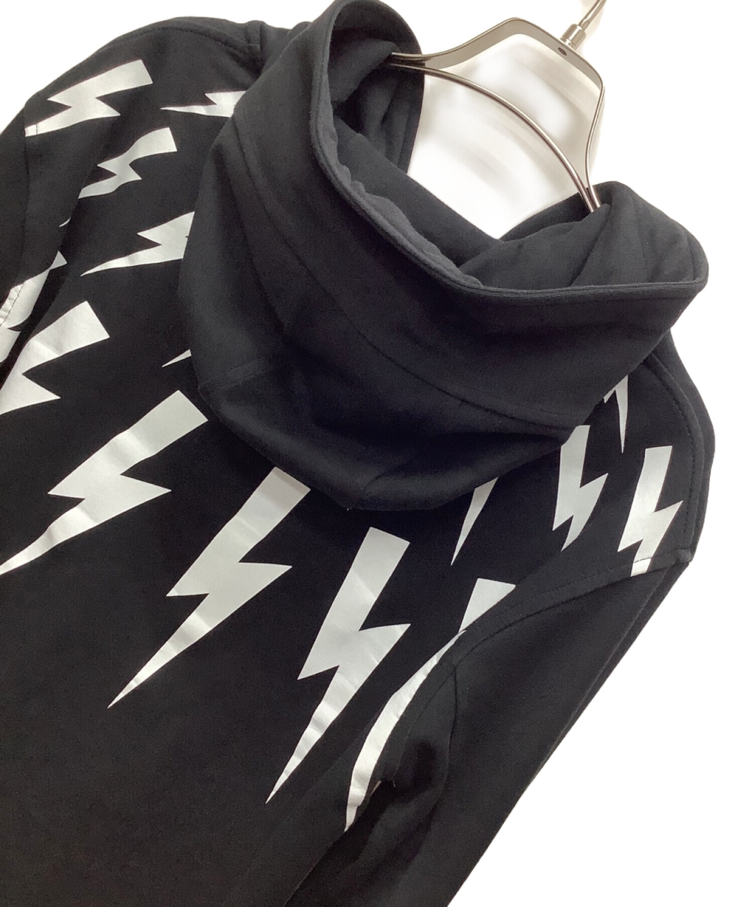 NEIL BARRETT ニールバレット パーカー スウェット サンダーボルト NEIL BARRETT（ニールバレット） サンダーボルト ジップアップパーカー