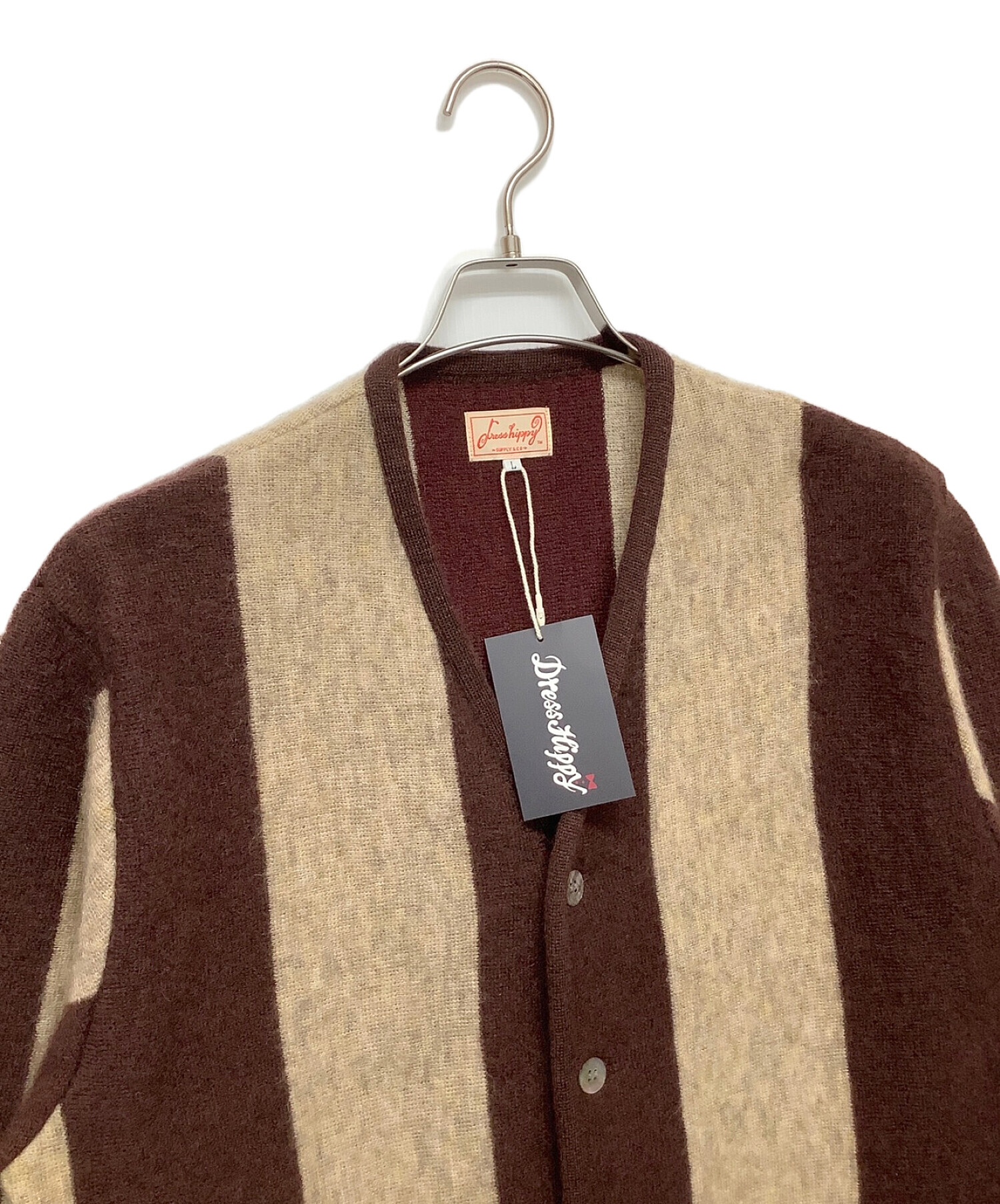 中古・古着通販】DRESS HIPPY (ドレスヒッピー) カーディガン ブラウン 