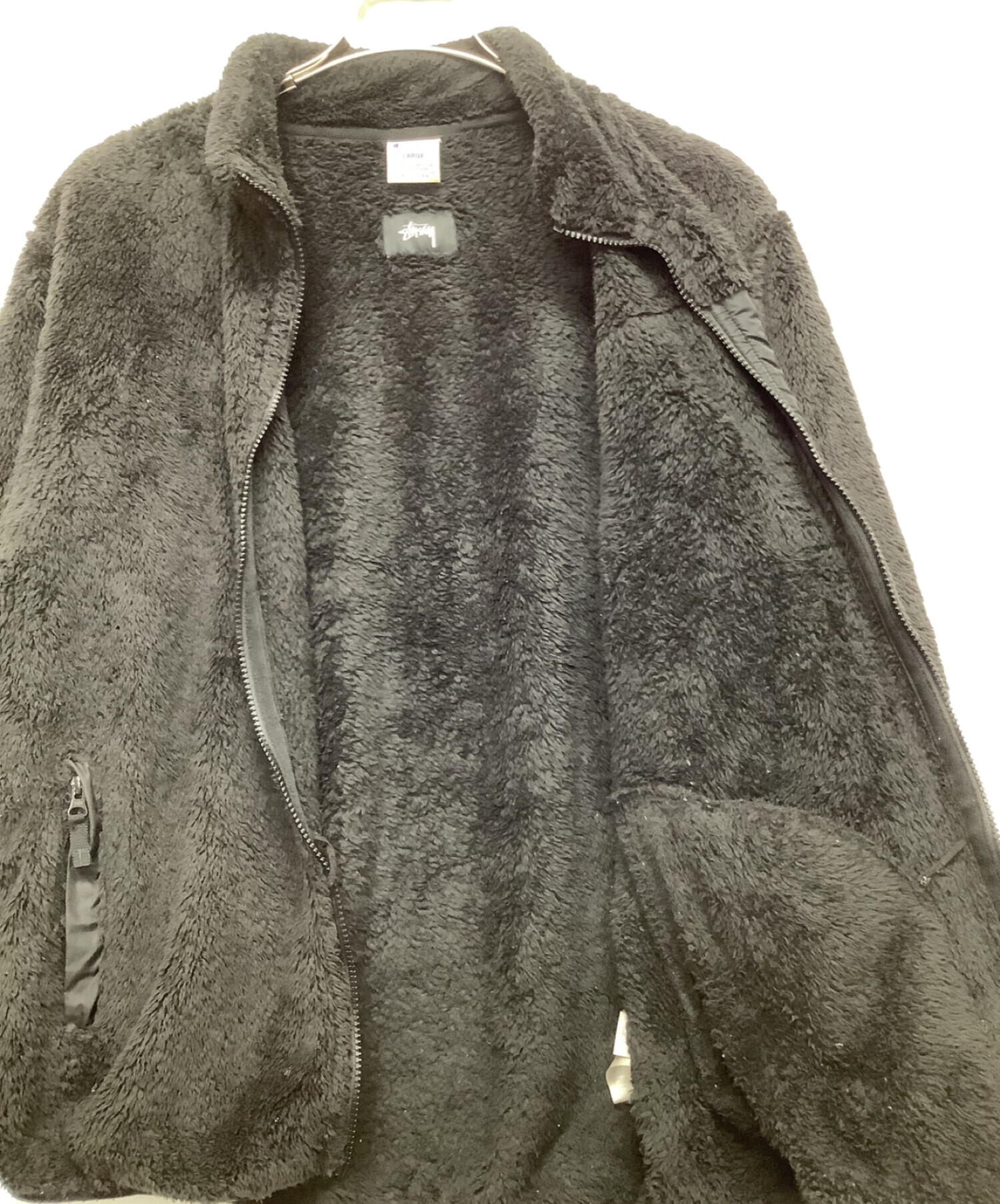 楽天市場】【中古】stussy×Championリバーシブルフリース - ジャケット 