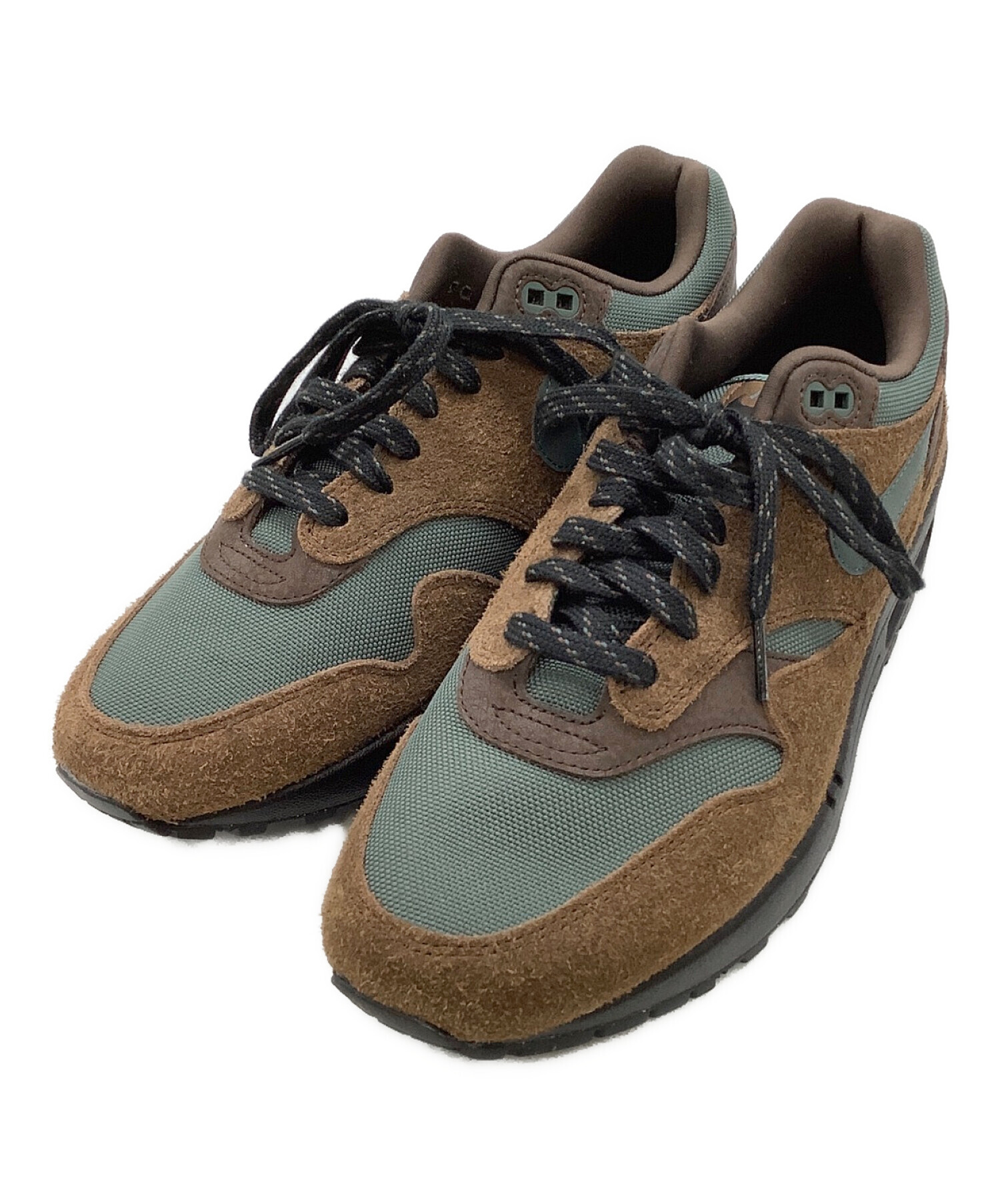 中古・古着通販】NIKE (ナイキ) スニーカー ブラウン×グリーン サイズ 
