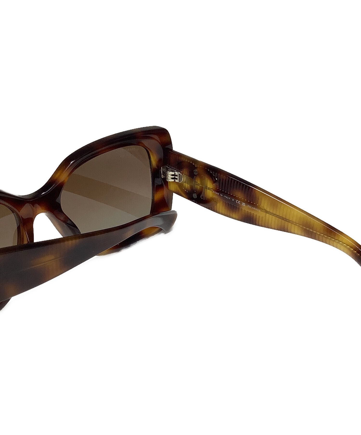 Chanel ブラウン スクエア サングラス 中古・古着通販】CHANEL (シャネル) スクエア シェイプ サングラス