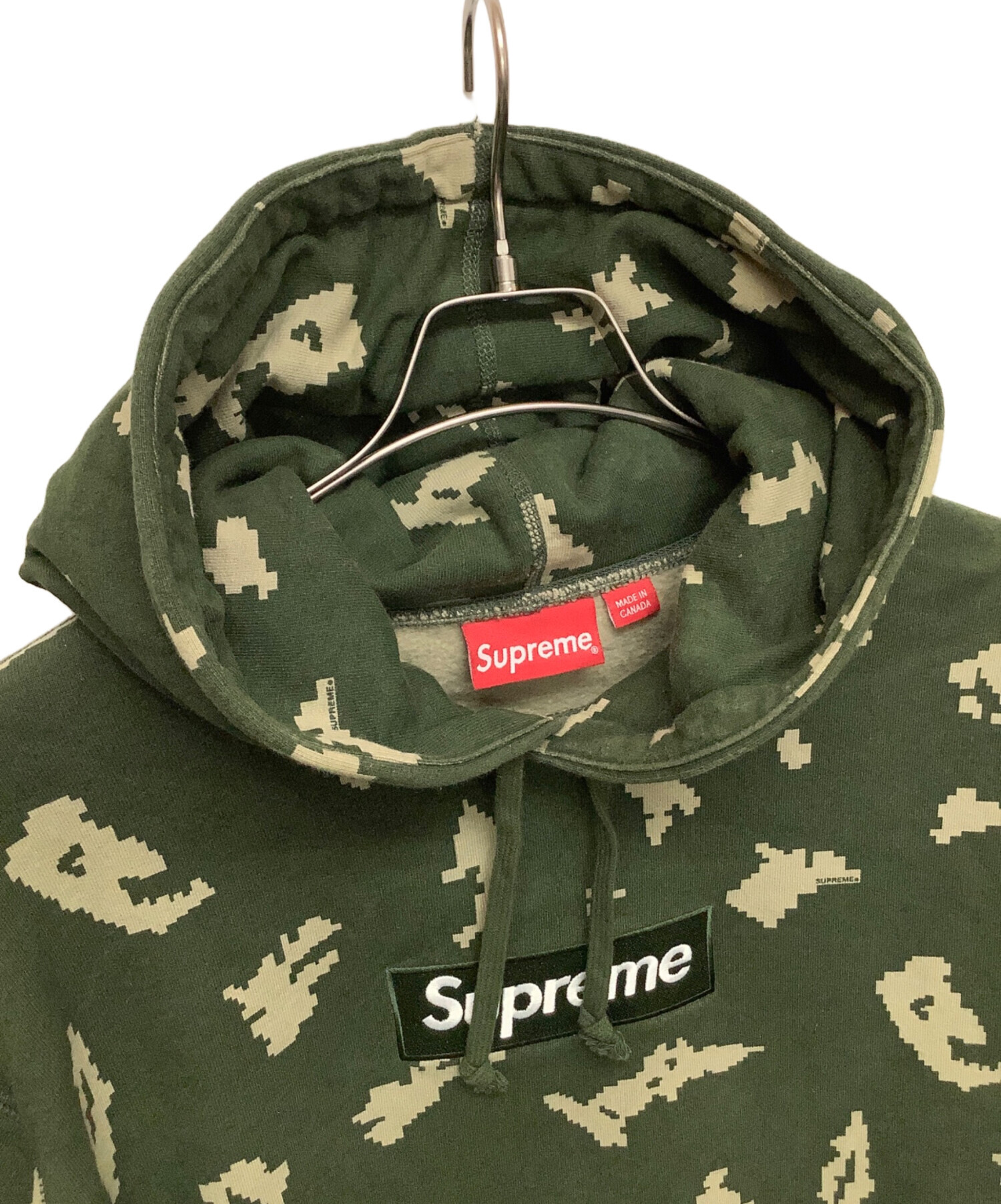 中古・古着通販】SUPREME (シュプリーム) パーカー グリーン サイズ:M