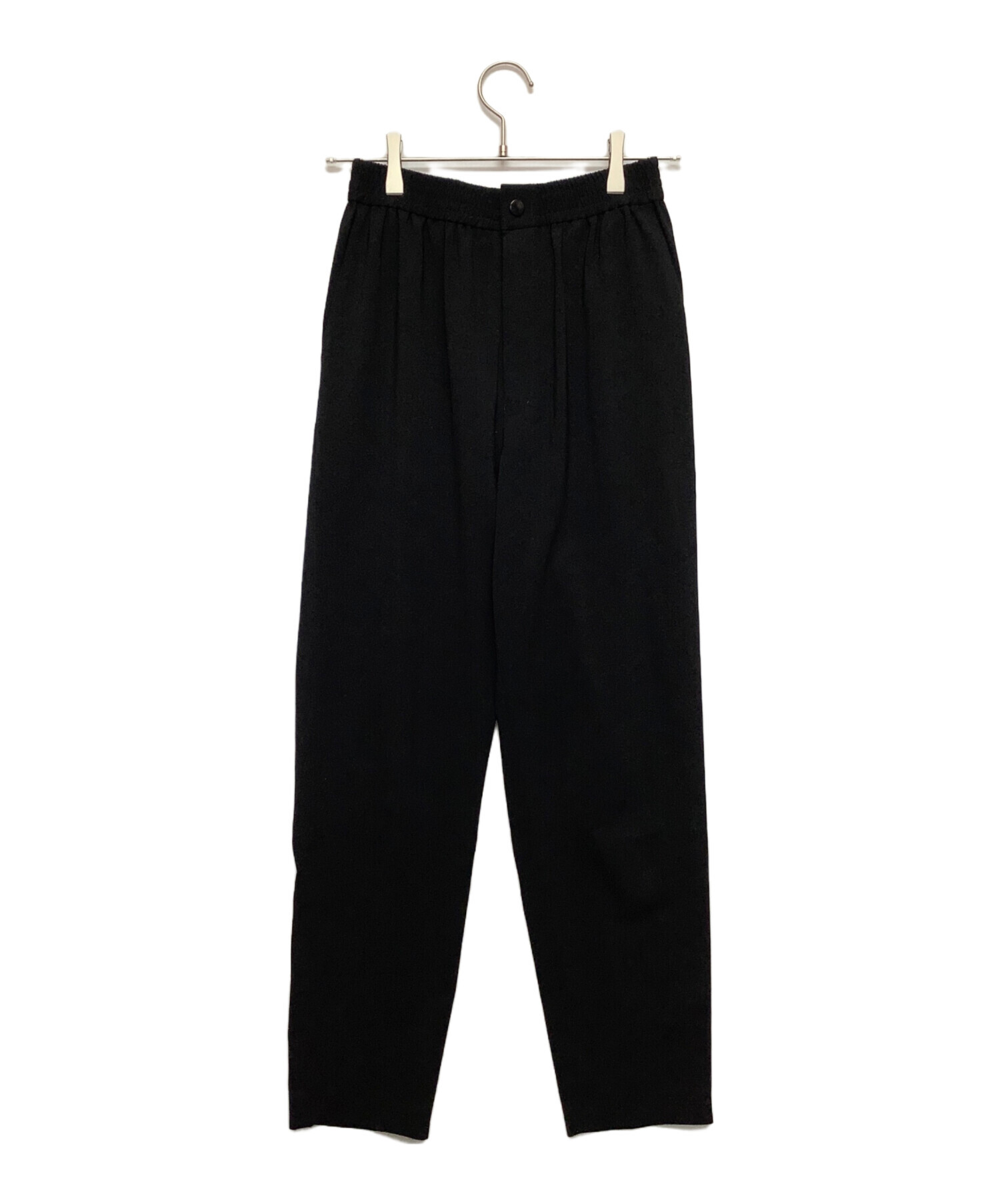 中古・古着通販】HYKE (ハイク) テーパードパンツ ブラック サイズ:2