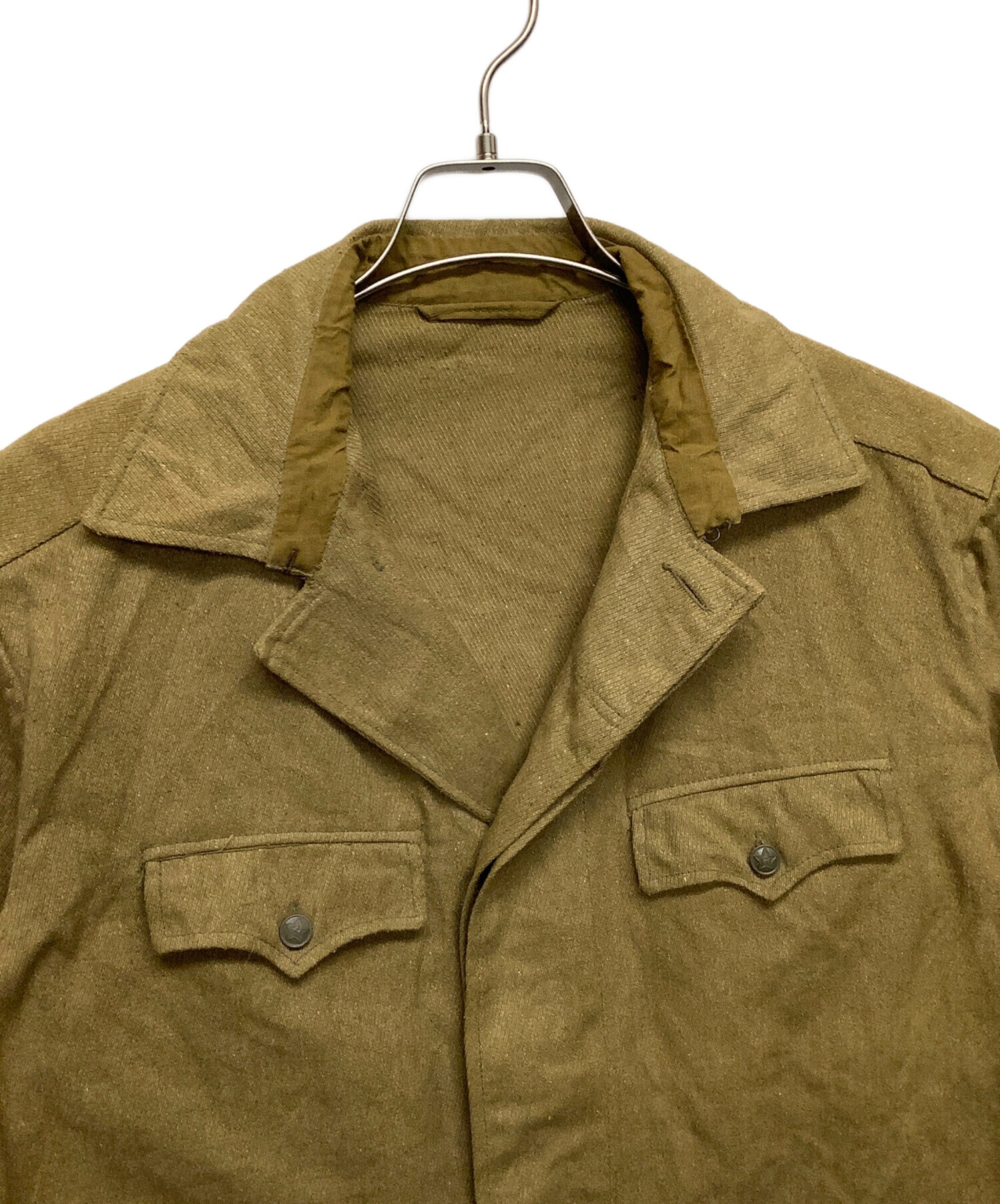 中古・古着通販】ソ連軍 (ソレングン) ミリタリージャケット ベージュ