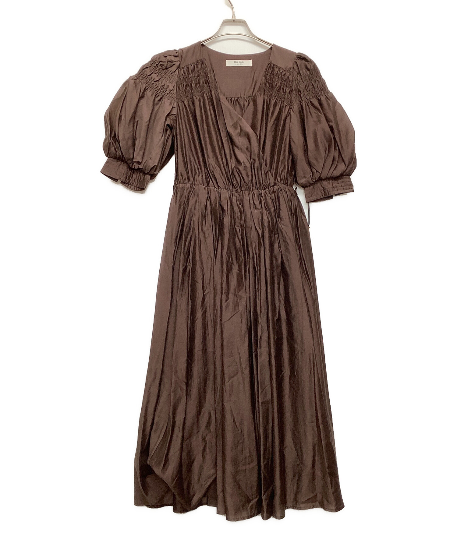 中古・古着通販】HER LIP TO (ハーリップトゥ) Airy Volume Sleeve 