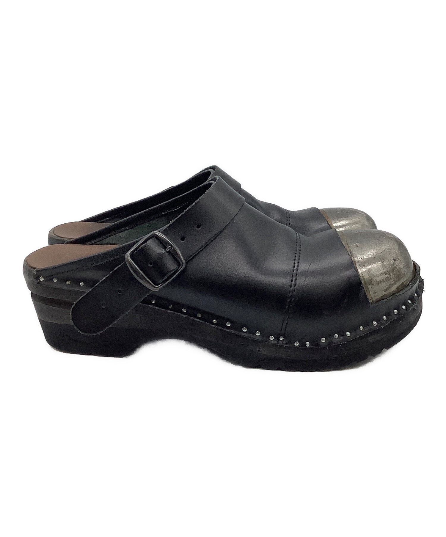 【troentrop】 サボ　サンダル　黒 TROENTORP(トロエントープ) サボサンダル ブラック サイズ 40