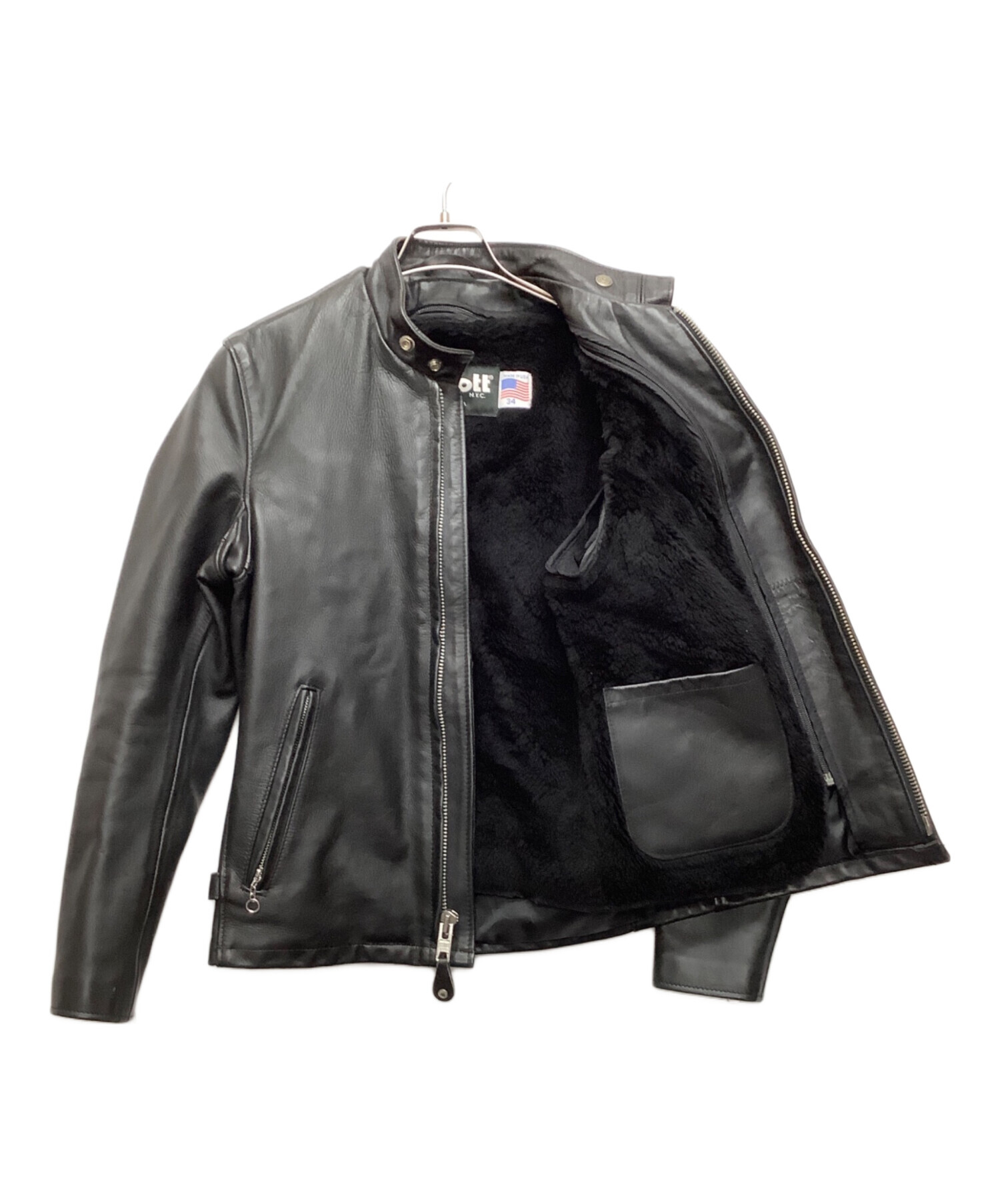 中古・古着通販】Schott (ショット) シングルライダースジャケット