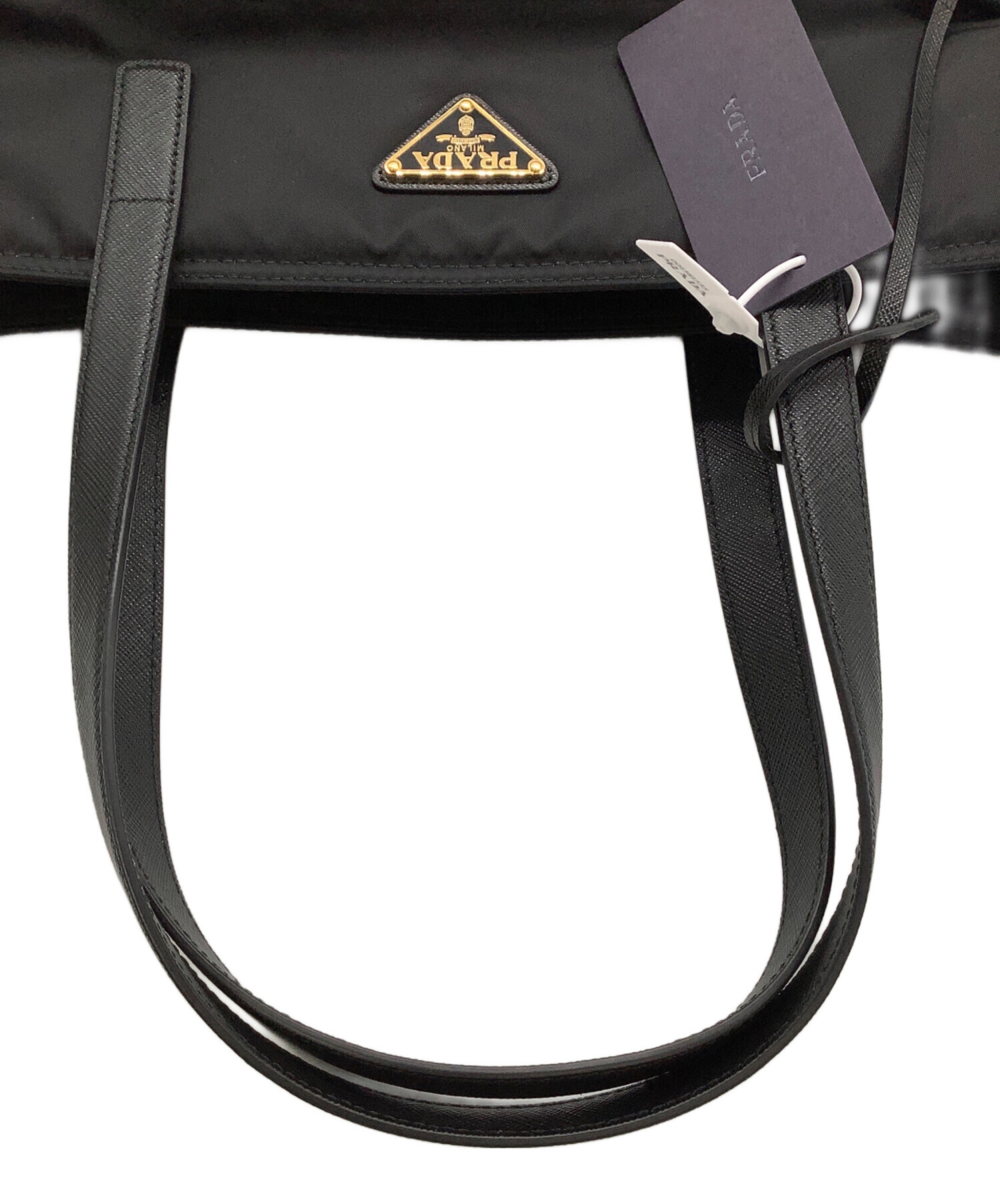 中古・古着通販】PRADA (プラダ) ナイロントートバッグ ブラック