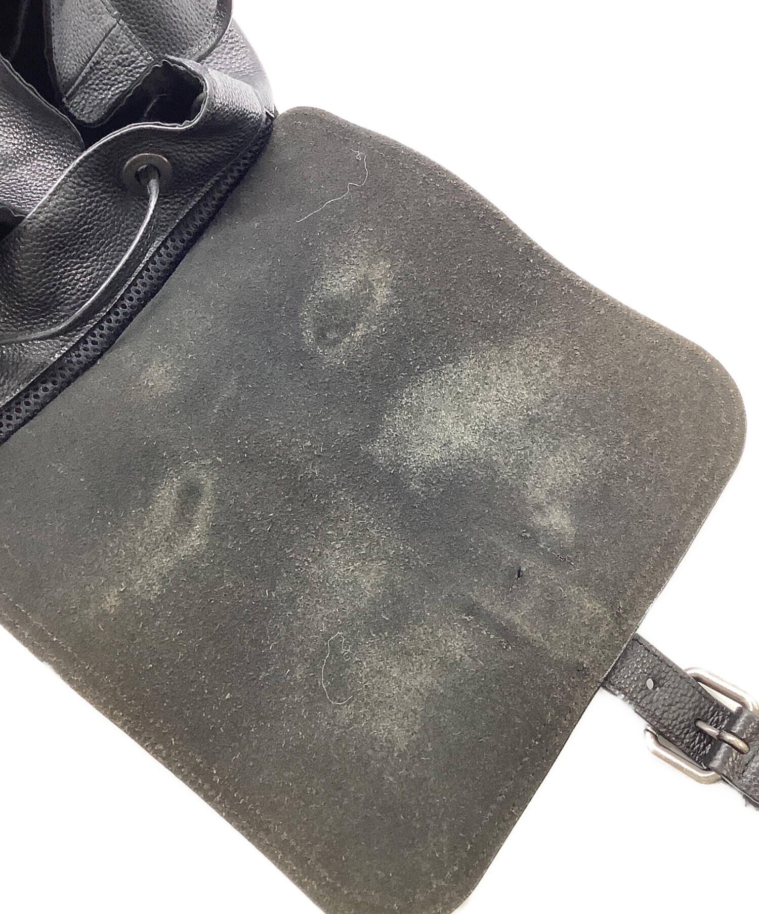 中古・古着通販】COACH (コーチ) レザーリュック ブラック