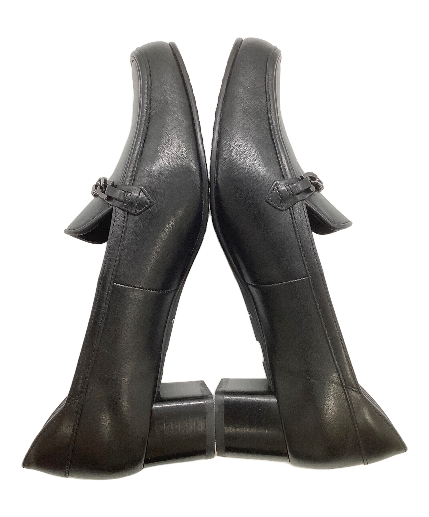 中古・古着通販】REGAL (リーガル) ヒールローファー ブラック