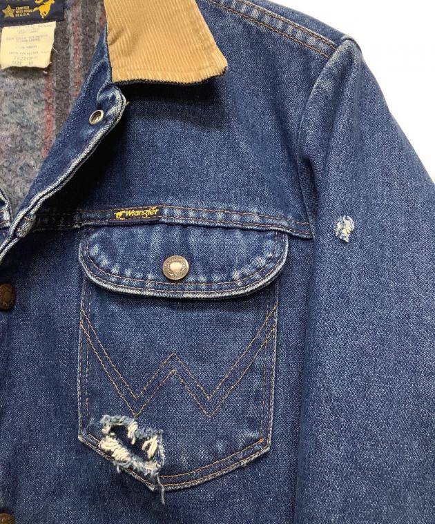 中古・古着通販】Wrangler (ラングラー) デニムジャケット ブルー