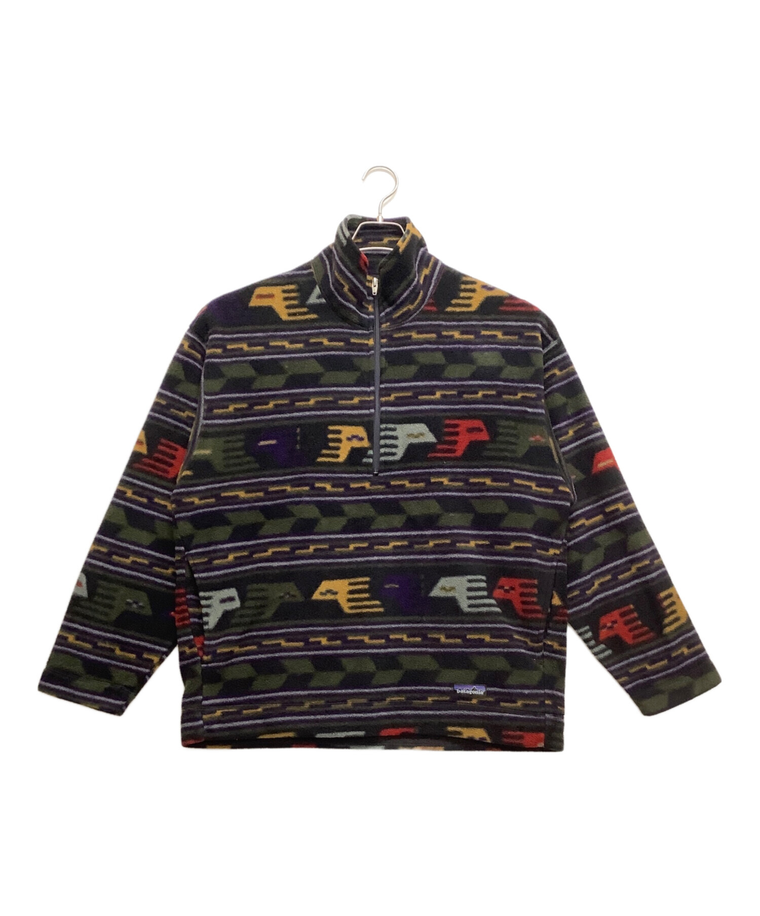 Patagonia 迷彩柄 ハーフジップ トップス 中古・古着通販】Patagonia (パタゴニア) ハーフジップフリースプル