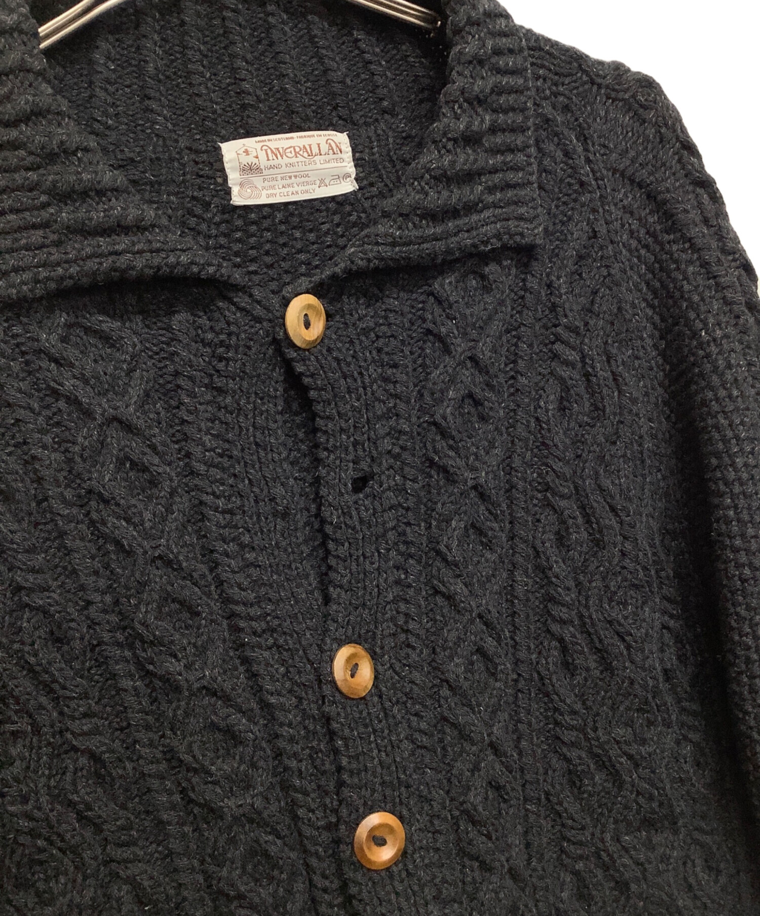 中古・古着通販】INVERALLAN (インバーアラン) ケーブルニット 